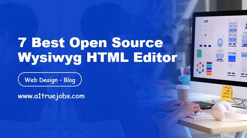 Best WYSIWYG HTML Editors