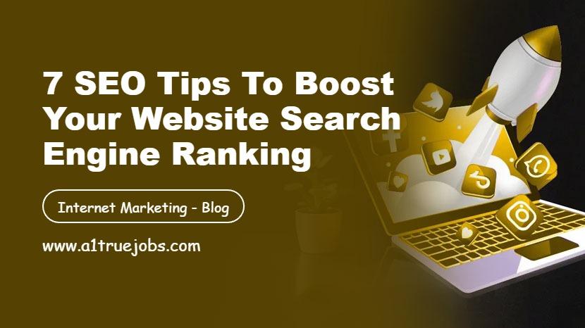 Boost Website Search Engine Ranking