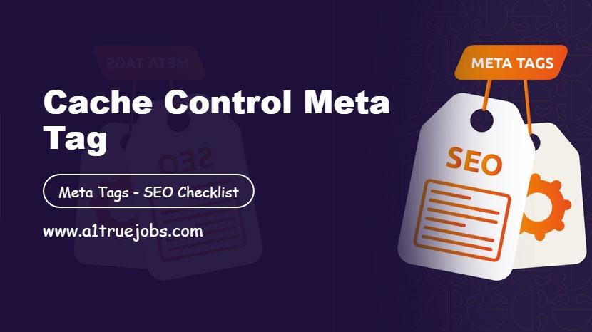 Cache Control Meta Tag