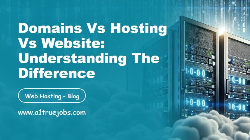 Domains vs Hosting vs Website