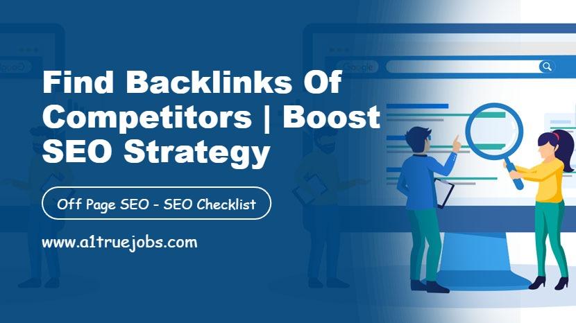 Find Backlinks of Competitors