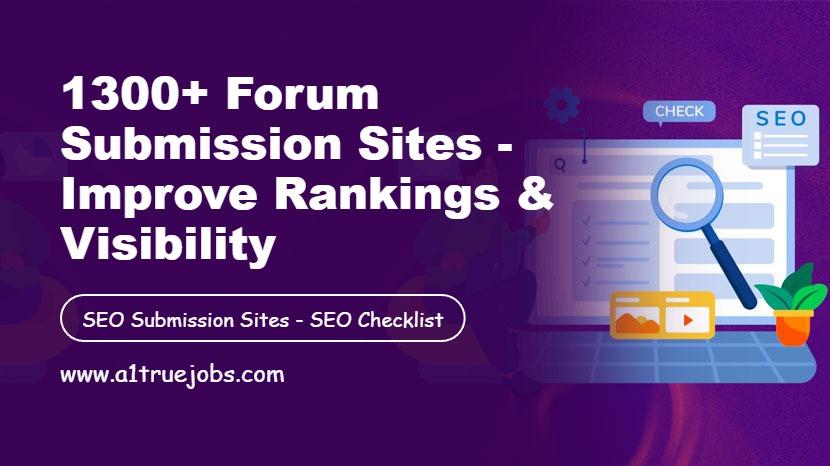 Forum Submission Sites