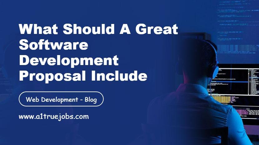 Great Software Development Proposal Include