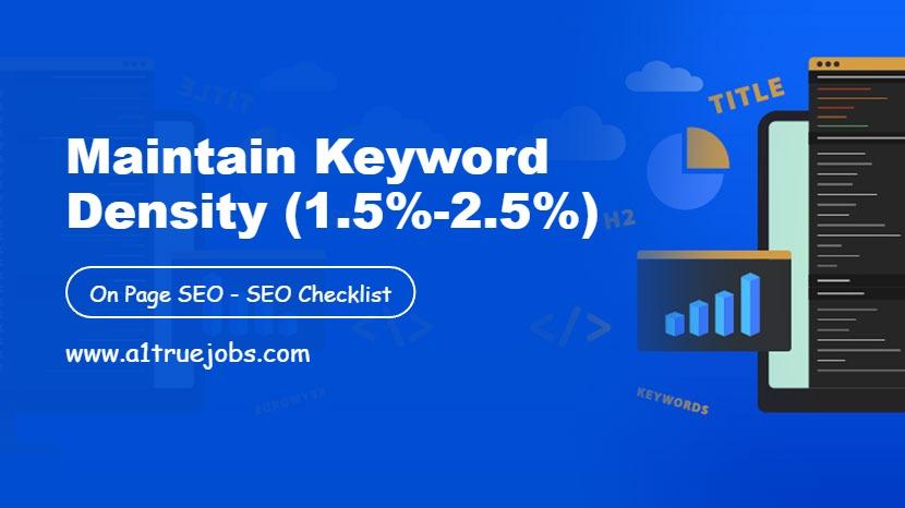 Keyword Density