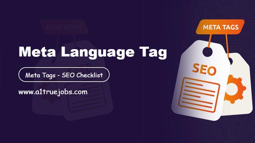 Meta Language Tag