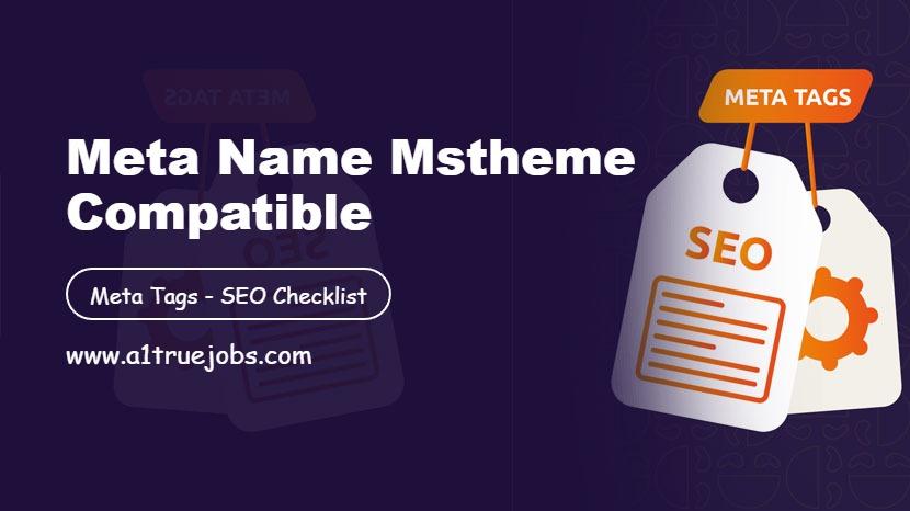 Meta Name Mstheme Compatible