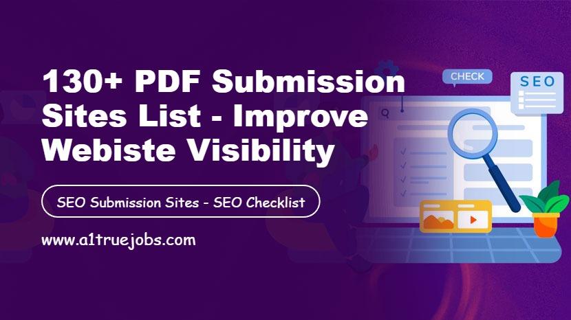 PDF Submission Sites