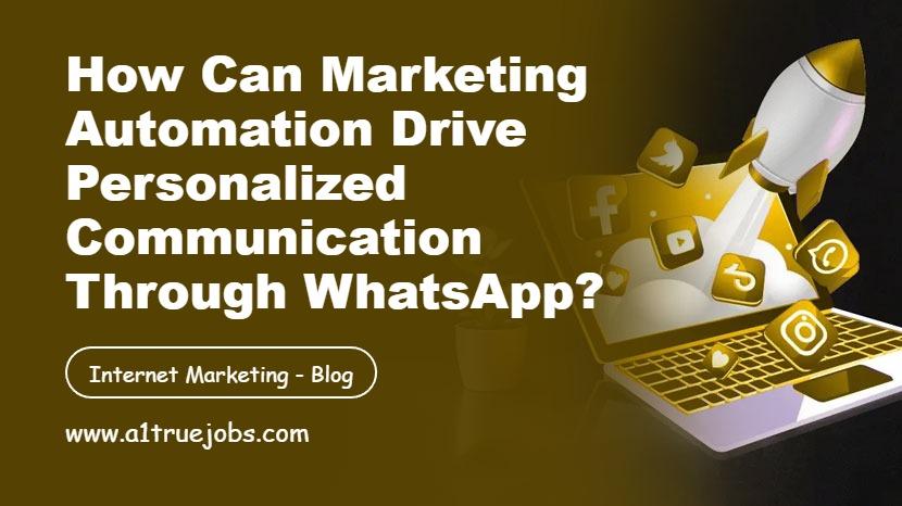 Personalized communication on WhatsApp
