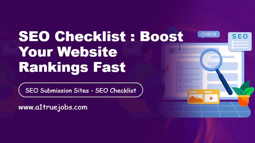 SEO Checklist