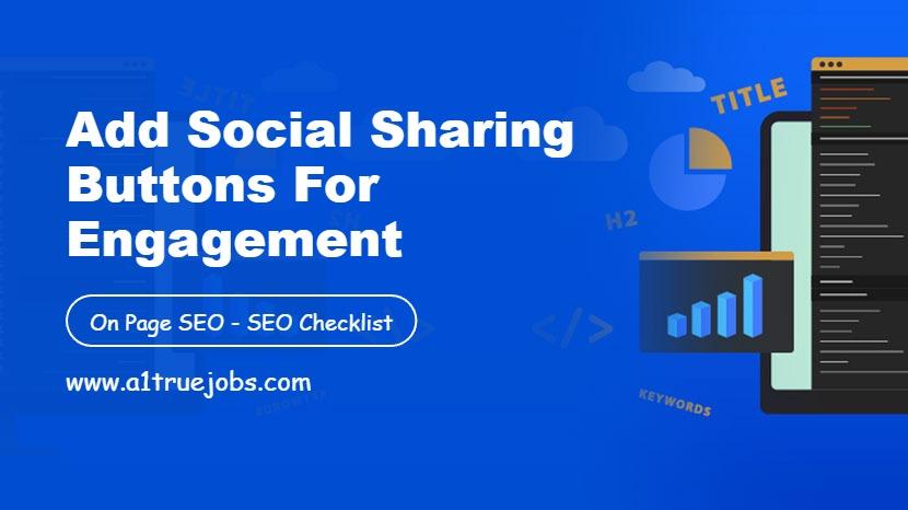Social Sharing Buttons