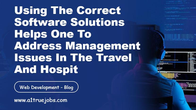 Software Helps Management Issues (Travel And Hospit)