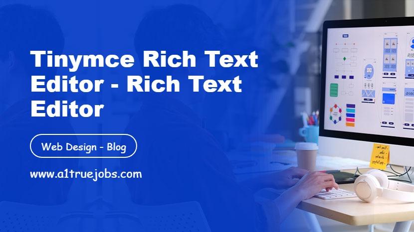 TinyMCE WYSIWYG Editor