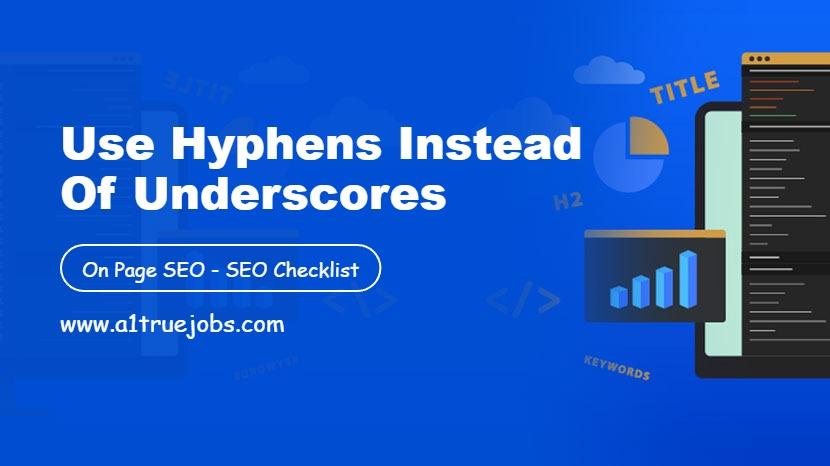Use hyphens
