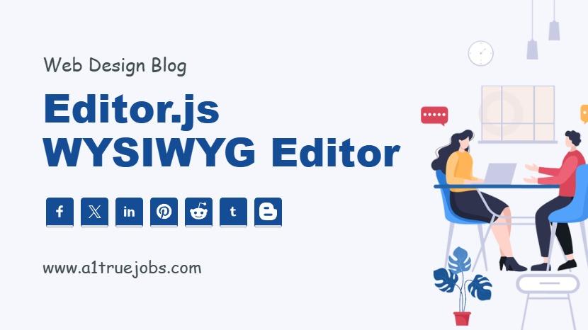 Editor.js WYSIWYG Editor