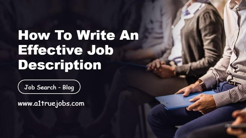 How to Write an Effective Job Description