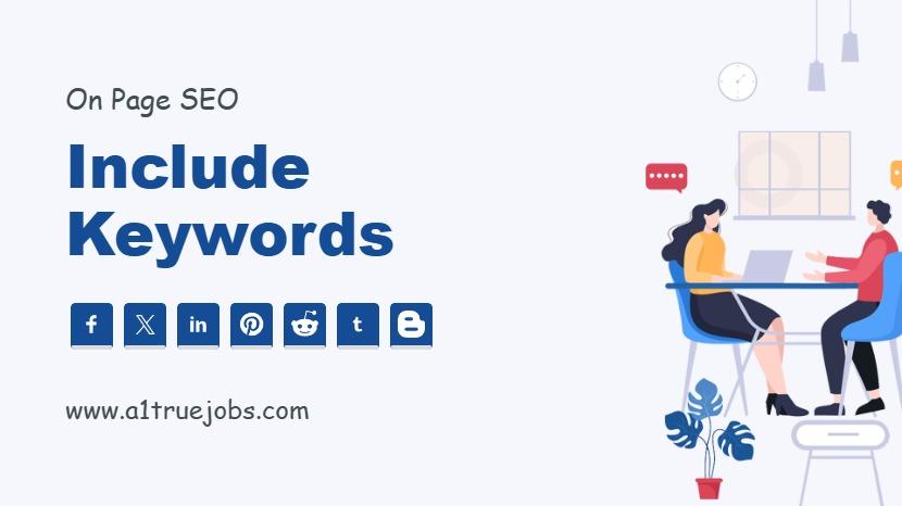 Include keywords