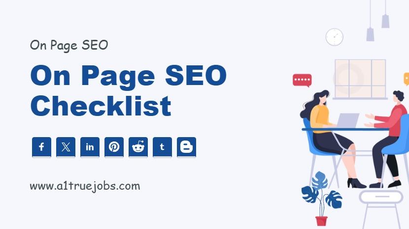 On Page SEO Checks
