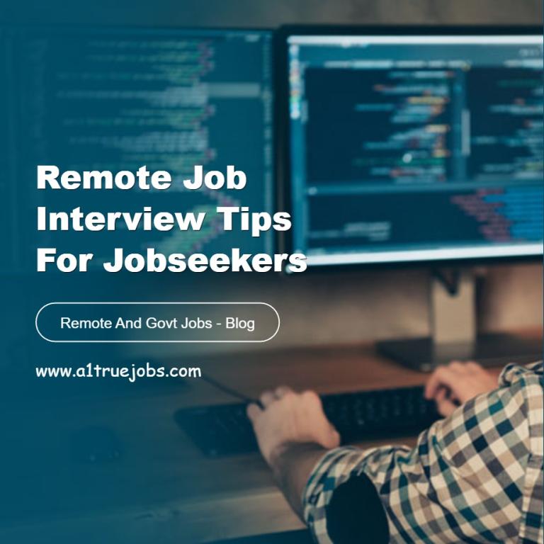 Remote Job Interview Tips for Jobseekers