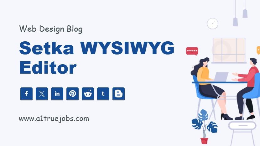 Setka WYSIWYG Editor