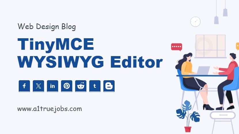 TinyMCE WYSIWYG Editor