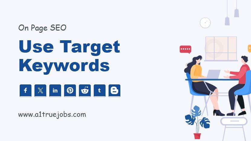 Use Target Keywords