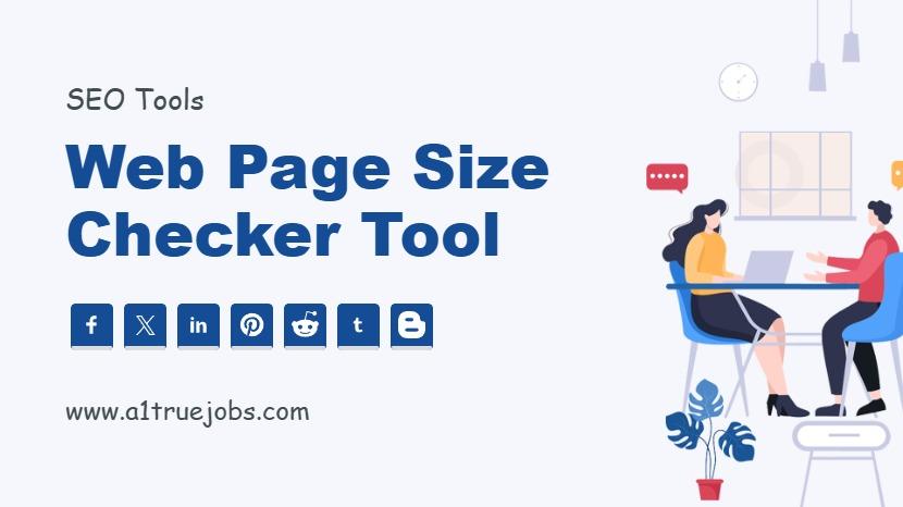 Web Page Size Checker Tool