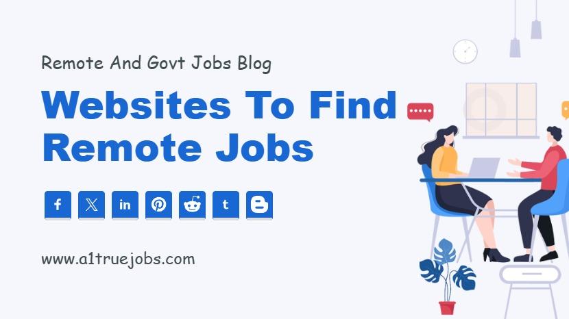 Websites to Find Remote Jobs